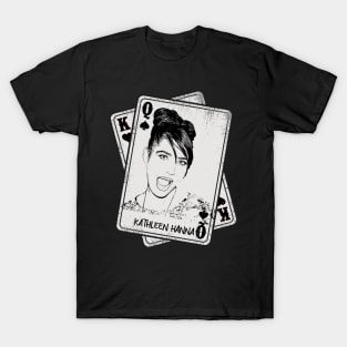 Retro Kathleen Hanna Style Card T-Shirt